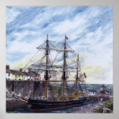 "Auf ihrem eigenen Poster" Poster (Vorne)