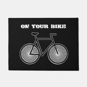 Auf Ihrem Fahrrad Fußmatte
