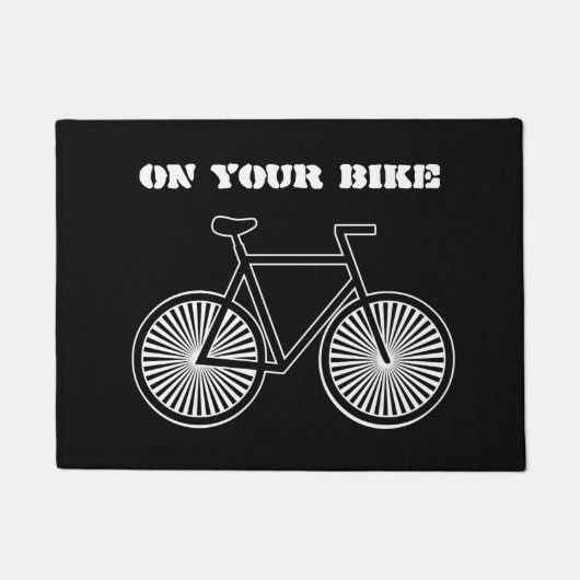 Auf Ihrem Fahrrad Fußmatte (Vorderseite)