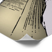 Auf ihrem Klavier Poster (Ecke)