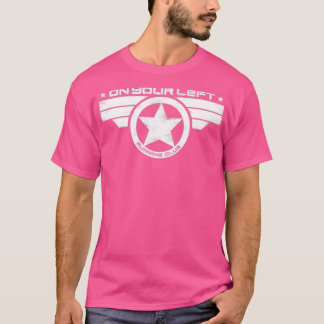 Auf Ihrem Links Laufklub Not leidend Print 2 Essen T-Shirt