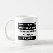Auf Ihrem LKW Funny Mug Kaffeetasse (Links)