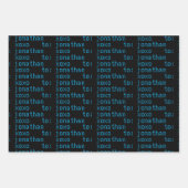 Auf Ihren Namen Computer Science Fiction Geschenkpapier Set (Vorderseite 2)