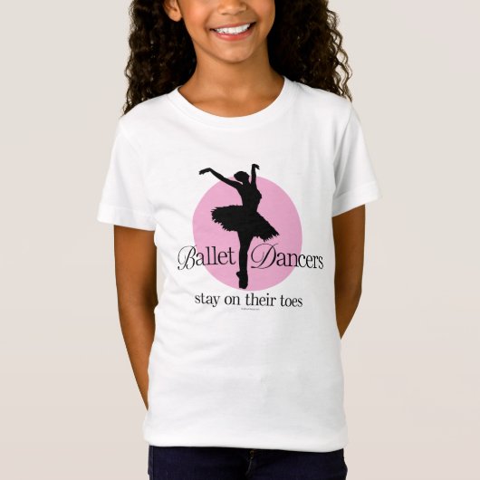 Auf ihren Zehen (Ballett) T-Shirt (Vorderseite)