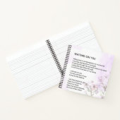 Auf Ihrer Liebe Gedichte gewartet Notizblock (Innenseite)