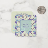 Auf Ihrer Rententitel-Karte: Mitteilungskarte (Vorderseite/Rückseite Beispiel)