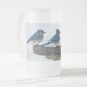 Auf Ihrer Seite durch den Sturm Mattierte Tasse (Vorderseite Links)