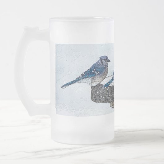 Auf Ihrer Seite durch den Sturm Mattierte Tasse (Links)