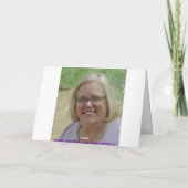 Auf Ihrer Taufe Karte (Rückseite)