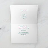 Auf Ihrer Taufe Karte (Innenseite)