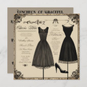 Auf Impressum gekleidet: Die LBD-Karte Einladung (Vorne/Hinten)