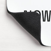 Auf ins Nichts Typografisches Büro Mauspad (Ecke)