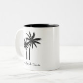 Auf Insel-Zeit-Tasse Zweifarbige Tasse (Vorderseite Links)