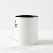 Auf Insel-Zeit-Tasse Zweifarbige Tasse (Mittel)