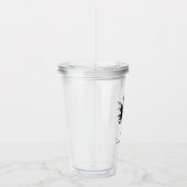 Auf Insel-Zeit-Trommel Acryltrinkbecher (Rechts)