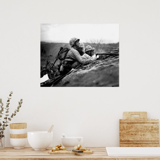 Auf Iwo Jima Poster (Küche)