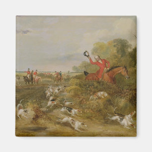 Auf Jagdhunden mit einer Kappe bedecken, der Hall Magnet