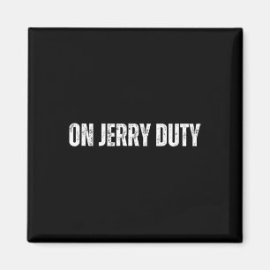 Auf Jerry Duty Skis Lustige Skifahren Witz Berg Hu Magnet
