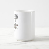 Auf Jesus fixierte personalisierte Kaffeetasse (Mittel)