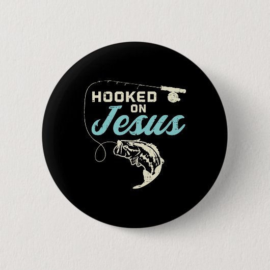 Auf Jesus heulen, indem er Christlichen religiösen Button (Vorderseite)