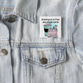 Auf Kaffee- und Kreditkarten laufen Button (Beispiel)