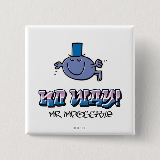 Auf keinen Fall! Button (Vorderseite)
