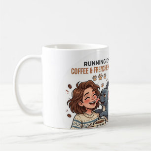 Auf Kffee Und Französische Bulldoggen-Küsse Angewi Kaffeetasse