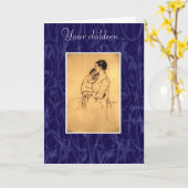 Auf Kindern durch Kahlil Gibran Karte (Gelbe Blume)