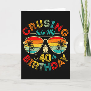Auf Kreuzfahrt zu meinem 40. Geburtstag Kreuzfahrt Karte