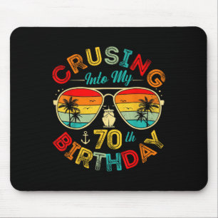 Auf Kreuzfahrt zu meinem 70. Geburtstag Kreuzfahrt Mousepad