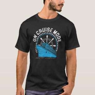 Auf Kreuzfahrten Sommer Urlaub machen Touristen T-Shirt