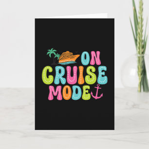 Auf Kreuzfahrtmodus2025 Schiff Urlaubsreise Famili Karte