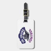 Auf Kreuzfahrtschiff Kontrolle Gepäck Gepäckanhänger (Vorderseite vertikal)