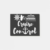 Auf Kreuzfahrtschifffahrt Kontrolle Post-it Klebezettel (Vorderseite)