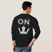 Auf Krone T-Shirt (Schwarz voll)