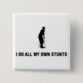 Auf Krücken Button (Vorderseite)