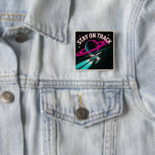 Auf Kurs bleiben Button (Beispiel)