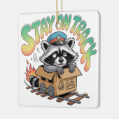 Auf Kurs bleiben Keramikornament (Links)