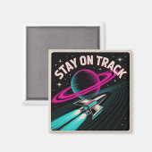 Auf Kurs bleiben Magnet (Vorderseite/Rückseite)