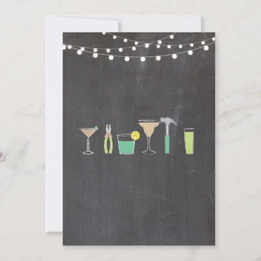 Auf Lager Sie das Bar u. laden Einladung (Rückseite)