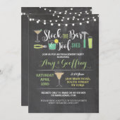 Auf Lager Sie das Bar u. laden Einladung (Vorne/Hinten)