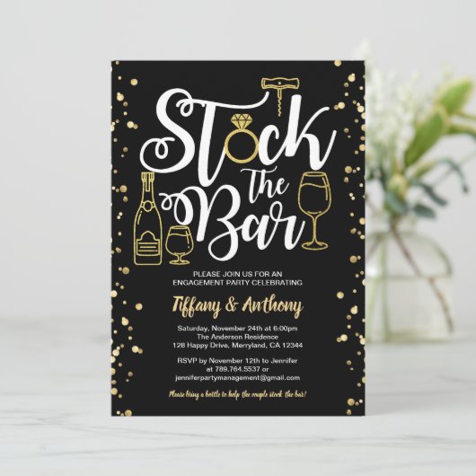 Auf Lager Sie das Einladung (Stehend Vorderseite)