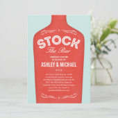 Auf Lager Sie die Bar-Einladungen Einladung (Stehend Vorderseite)