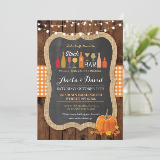 Auf Lager Sie die Einladung (Stehend Vorderseite)