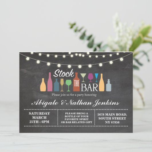 Auf Lager Sie die Einladung (Stehend Vorderseite)