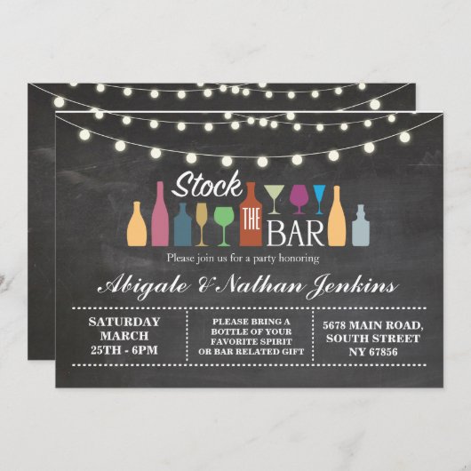 Auf Lager Sie die Einladung (Vorne/Hinten)