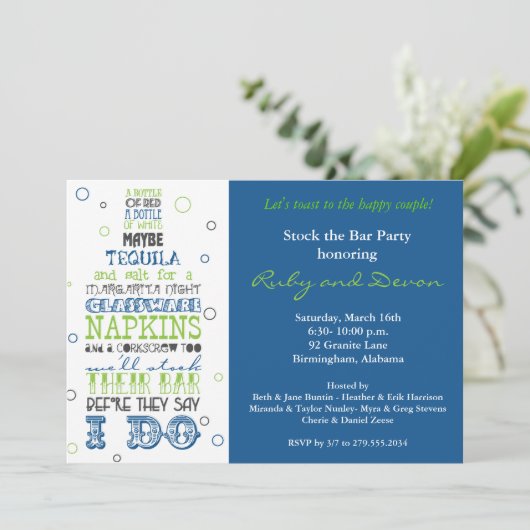 Auf Lager Sie die Einladung (Stehend Vorderseite)