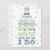 Auf Lager Sie die Einladung (Rückseite)