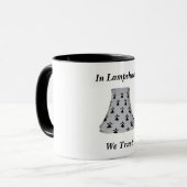 Auf Lampshade vertrauen wir Tasse (Vorderseite Links)