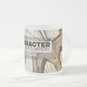 Auf Lebenserfahrung aufbauen Mattglastasse